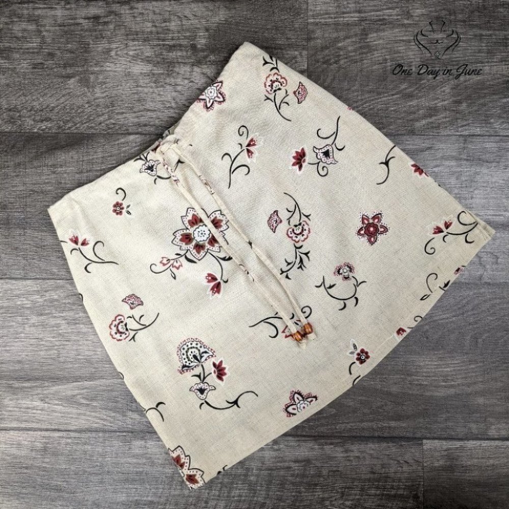Wrapper Floral Skirt